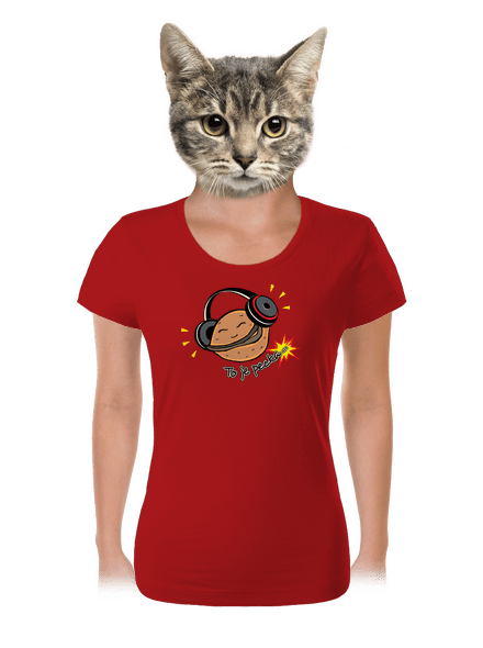 Pecka dámske tričko Red Mal