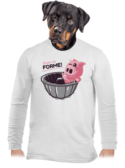 Vo forme pánske dlhý rukáv White
