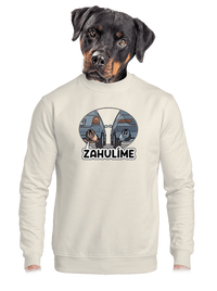 unisex mikina bez kapucne