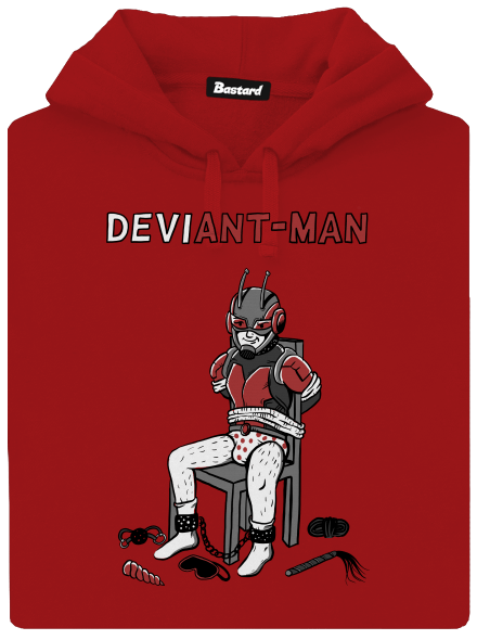 DeviAnt-man dámska mikina klokanka Red Mal