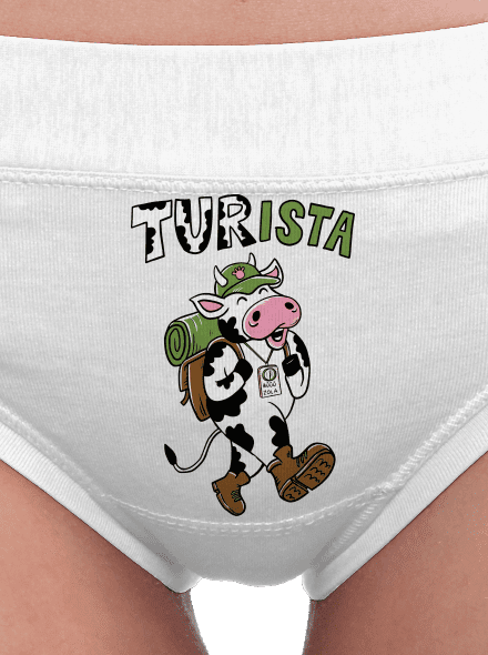 Tur na cestách dámske nohavičky White