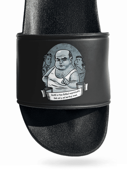B14: Ecce Homo Homolka šľapky Black