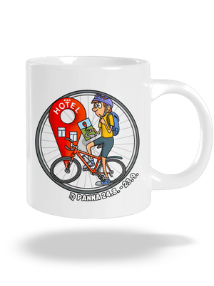 Cyklistický horoskop: Panna veľký hrnček White