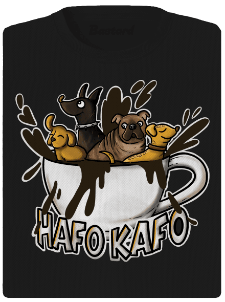 Hafo kafo dámske športové tričko Black