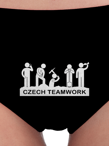 Czech Teamwork dámske nohavičky Black