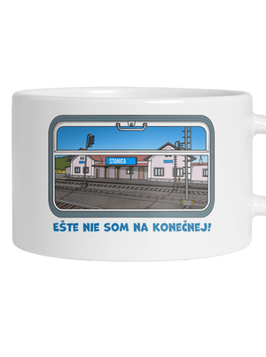 Nie som na konečnej hrnček makronka White