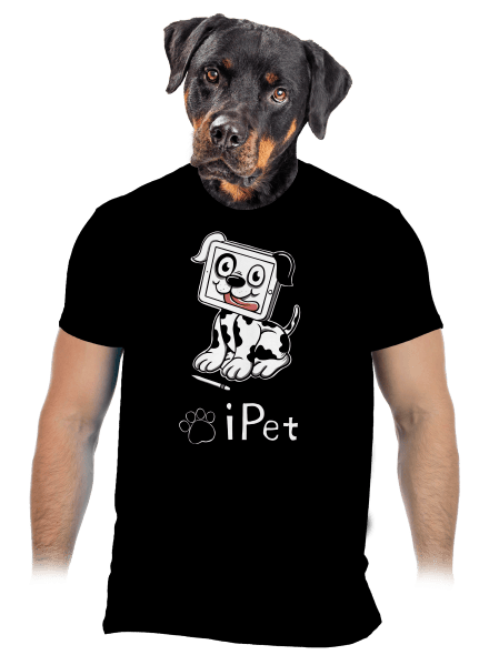 iPet pánske tričko Black