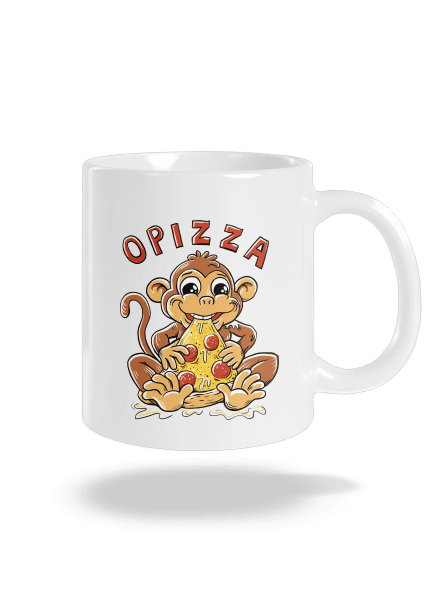 Opizza klasický hrnček White