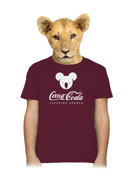 Coma Coala detské tričko Burgundy
