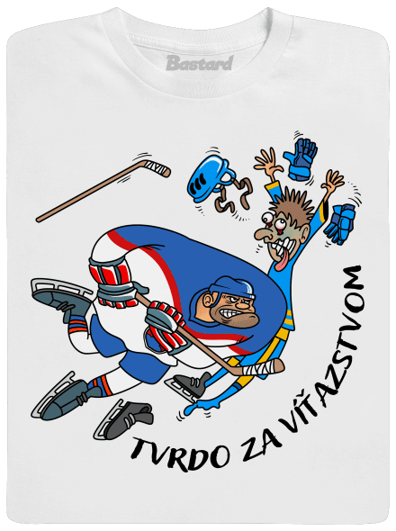 Tvrdo za víťazstvom pánske tričko White