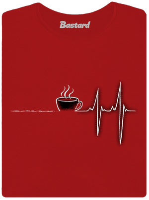 Coffee help dámske tričko prémium Red Mal