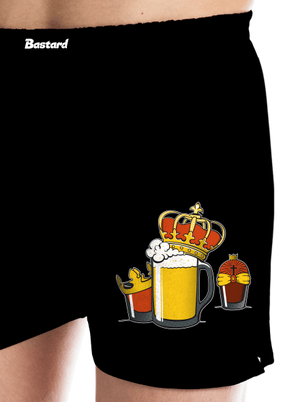 Traja králi pánske trenky Black