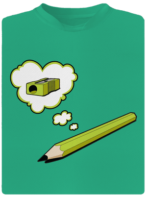 Ceruzka a Strúhatko pánske športové tričko Mint Mal