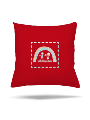 Detské kresby - Nahraj vlastnú vankúš Red