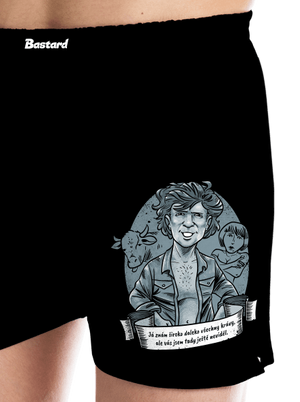 B14: Léto s kovbojem pánske trenky Black