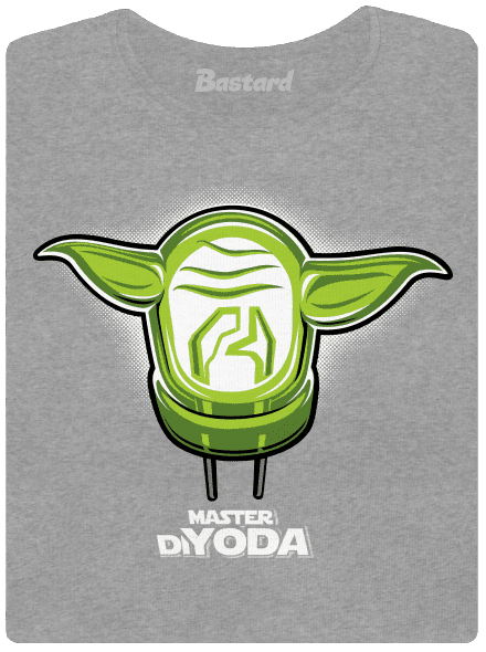Mistr DiYoda dámske tričko Dark Gray Melange