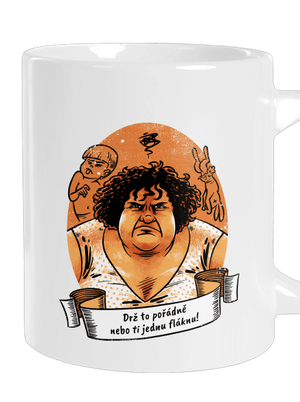 B14: Slunce seno jahody veľký hrnček White