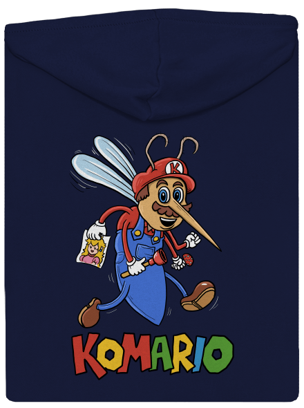 Komario pánska mikina na zips Navy