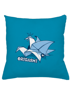 Origasmi vankúš Blue Turquoise