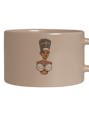 Nefertities hrnček makronka Brown Macaron