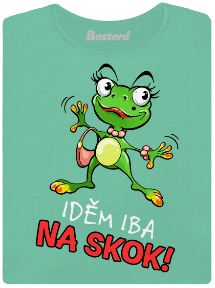 Idem na skok dámske tričko prémium Mint Mal