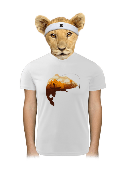 Kapitálny úlovok detské športové tričko White