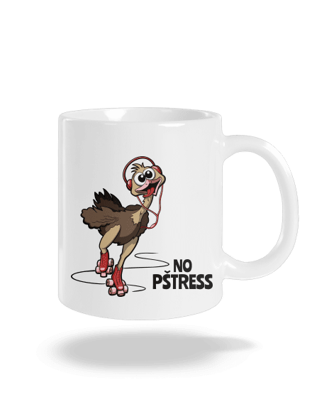 No pštress klasický hrnček White