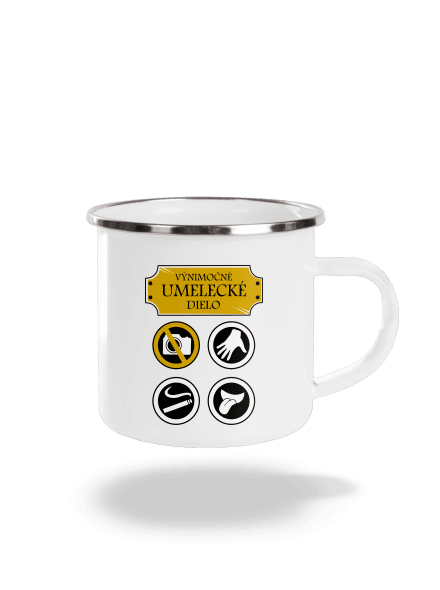 Umelecké dielo plecháčik White