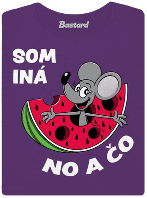 Som iná dámske tričko prémium Purple