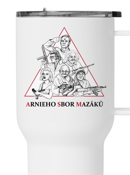 Arnieho sbor mazáků termohrnček White