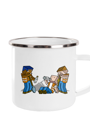 Real Minecraft plecháčik White