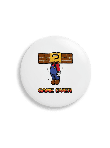 Game Over placka 