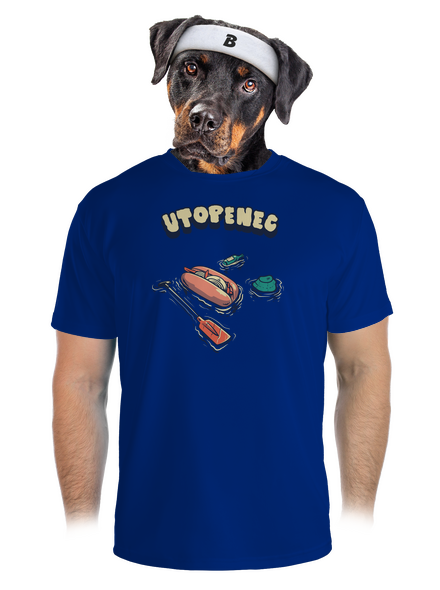 Utopenec pánske športové tričko Royal Blue Mal