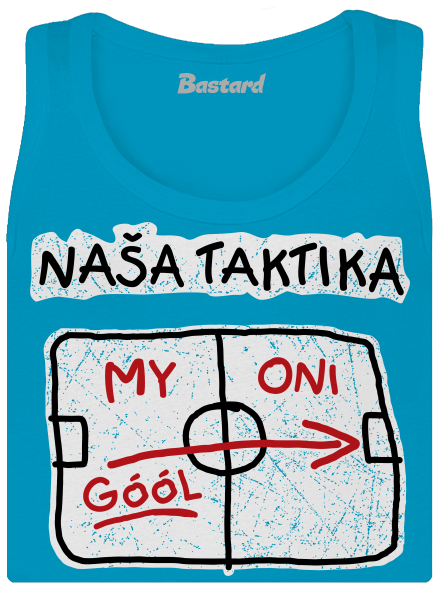 Naša taktika dámske tielko klasické Blue Atol