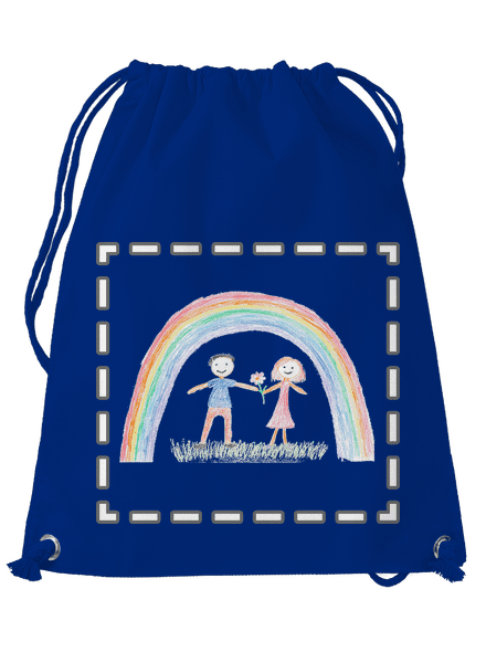 Detské kresby - Nahraj vlastnú vak Royal Blue Mal