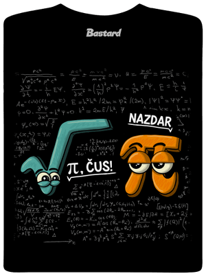 Pí, čus! pánske dlhý rukáv Black