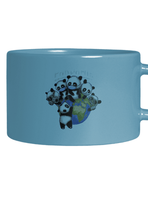 Pandamie hrnček makronka Blue Macaron