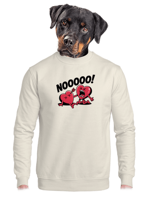 unisex mikina bez kapucne