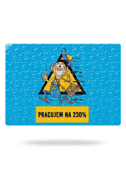 Pracujem na 230% puzzle White