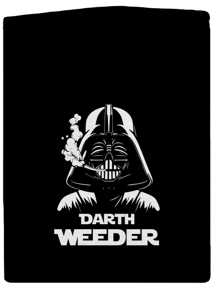Darth Weeder dámska mikina na zips Black