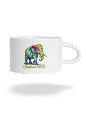 Pixelephant hrnček makronka White