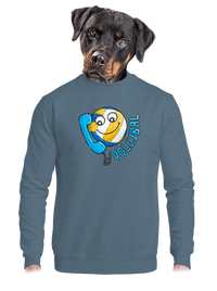 unisex mikina bez kapucne