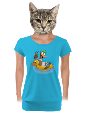 dámske tričko s lemom