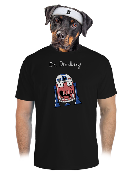 Dr. Droidberg pánske športové tričko Black