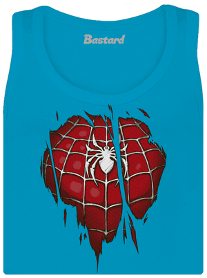 Spider Inside dámske tielko klasické Blue Atol