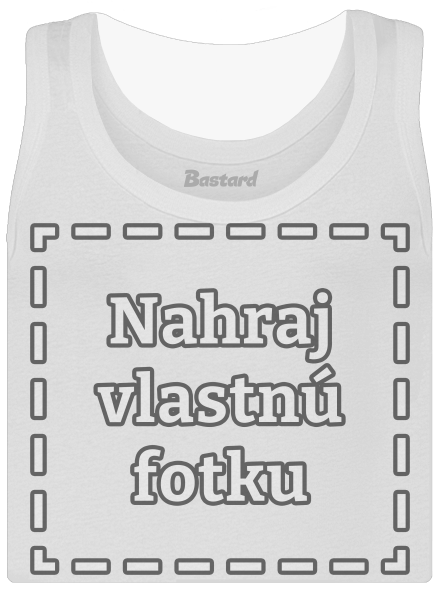 Vlastná potlač dámske tielko klasické White