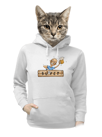 dámska mikina klokanka