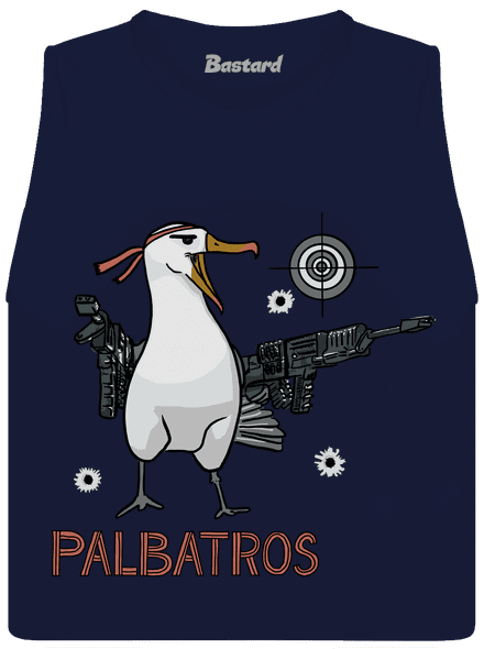 Palbatros dámske tielko voľné Navy