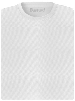 Bez potlače dámske športové tričko White