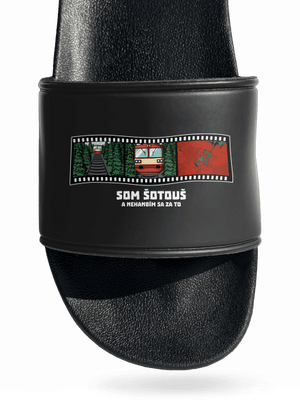 Som šotouš šľapky Black